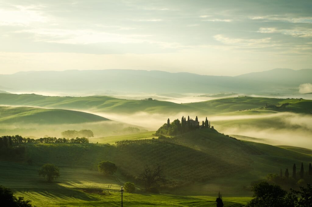 foto de paisaje, la toscana